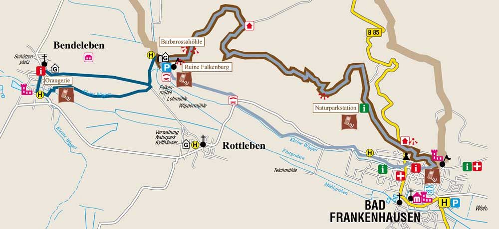 1. Etappe Kyffhäuserweg (8,8 km)